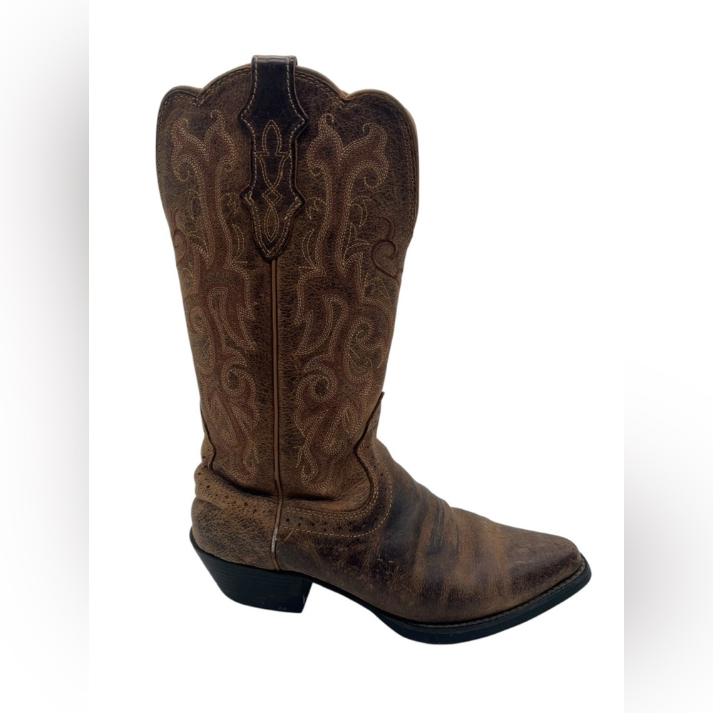 Justin Boots Brown Heeled Boots